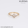 14321 New design ladies ring star shape gold finger ring with artificial gemstone high-end style for hot sale